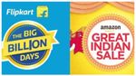 Amazon, Flipkart Sales: ಅಮೆಜಾನ್, ಫ್ಲಿಪ್‌ಕಾರ್ಟ್‌ ಸೇಲ್, ಭಾರೀ ರಿಯಾಯಿತಿಯಿದೆ ನೋಡಿ!