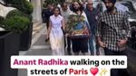 ಪ್ಯಾರಿಸ್‌ ಬೀದಿಗಳಲ್ಲಿ ಅಲೆದಾಡುತ್ತಿರುವ ನವವಿವಾಹಿತ ಅನಂತ್‌ ಅಂಬಾನಿ, ರಾಧಿಕಾ ಮರ್ಚೆಂಟ್‌
