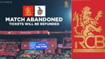 RCB ಫ್ಯಾನ್ಸ್‌ಗೆ ಗುಡ್‌ನ್ಯೂಸ್: ರದ್ದಾದ ಪಂದ್ಯಕ್ಕೆ ಫುಲ್ ಟಿಕೆಟ್ ಮರುಪಾವತಿ ಘೋಷಣೆ! ಹಣ ಹಿಂಪಡೆಯುವುದು ಹೇಗೆ?