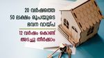 20 വർഷത്തെ 50 ലക്ഷം രൂപയുടെ ഭവന വായ്പ 12 വർഷം കൊണ്ട് തീർക്കാം; പലിശയിൽ ലാഭം 23 ലക്ഷം; 4 വഴികളിതാ
