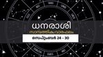 പണമിടപാടുകളിൽ ശ്രദ്ധിക്കാം; അപ്രതീക്ഷിത പ്രതികൂലാവസ്ഥകൾ കാണുന്നു, വാരഫലം ഇങ്ങനെ