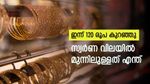 ആഭരണ പ്രേമികള്‍ക്ക് ആശ്വസിക്കാം; രണ്ടാം ദിവസവും ഇടിവ്; സ്വര്‍ണ വില മാസത്തിലെ താഴ്ന്ന നിലവാരത്തില്‍