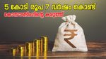 5 കോടി രൂപ നിങ്ങൾക്ക് 7 വർഷം കൊണ്ട് സമ്പാദിക്കാനാകും, കോമ്പൗണ്ടിംഗിന്റെ കരുത്തിൽ