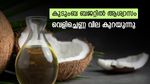 വർഷാവസാനം വീട്ടമ്മമാർക്ക് ആശ്വാസം, വെളിച്ചെണ്ണ വില കുറയുന്നു, ലീറ്റർ വില 300 രൂപയിൽ താഴും