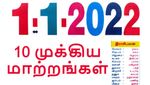 ஜனவரி 1 முதல் நடைமுறைக்கு வரும் 10 முக்கிய மாற்றங்கள்.. மறந்துடாதீங்க..!