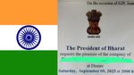 இந்தியாவின் பெயர் மாறுகிறதா..? Bharat, REPUBLIC OF BHARAT.. டிவிட்டரில் அனல் பறக்கிறது..!
