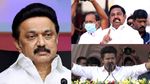 DMK Stalin reviews survey warning on vote share drop for DMK and rise in Vijay TVK