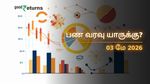 Finance Horoscope Today 03 May 2026 இன்றைய நிதி ராசிபலன்: இந்த 3 ராசிகளுக்கு பணமழை பொழியும், யாருக்கு இன்று செலவு அதிகம்?