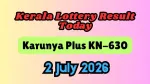 கேரள லாட்டரி Karunya Plus KN-630 முடிவுகள் வெளியீடு: யார் அந்த கோடீஸ்வரர்?