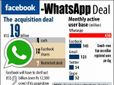 బిగ్ డీల్: వాట్సప్‌ను చేజిక్కించుకోనున్న ఫేస్‌బుక్