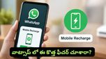 Whatsapp Recharge: వాట్సాప్ అదిరిపోయే గుడ్ న్యూస్! ఇక ఫోన్ పే, గూగుల్ పే అక్కర్లేదు.. డైరెక్ట్‌గా రీఛార్జ్!