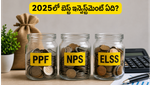 2025లో పన్ను ఆదా కోసం తికమక పడుతున్నారా? PPF, NPS, ELSS లలో ఏది మీ భవిష్యత్తుకు బెస్ట్?