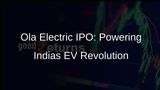 Ola Electric Charges into the Stock Market with Landmark IPO Filing