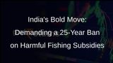 India Demands 25-Year Ban on Distant Water Fishing Subsidies at WTO Meet