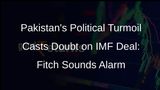 Pakistans Political Uncertainty Clouds IMF Deal Prospects, Warns Fitch