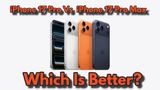 Apple iPhone 17 Pro vs iPhone 17 Pro Max: All About Prices, Specifications, Pre-Orders, Availability & More