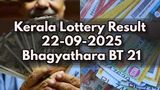 Kerala Lottery Result On 22-09-2025 For Bhagyathara BT 21 Lucky Draw OUT: Check Full Winning Numbers