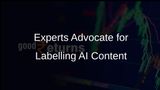 Labelling AI-Generated Content is Essential for Ensuring Digital Authenticity, Experts Say