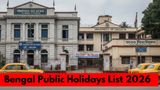 West Bengal Government Holiday 2026: Check Complete List Of Public Holidays In Kolkata, Asansol, Durgapur