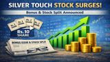 1:1 Bonus Issue, 1:5 Stock Split: Multibagger Small-cap Stock Rallies 4%