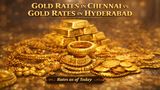 Gold Rates In Chennai Crashes After Record Rally, Gold In Hyderabad Unchanged; 24K, 22K, 18K Gold Prices