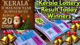 Kerala Lottery Result On 24-01-2026 For Christmas New Year Bumper BR 107; Rs 20 Cr 1st Prize, Winnes List