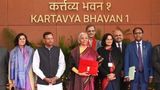 Union Budget 2026: Nirmala Sitharaman’s Maroon Kanjeevaram Saree Steals the Spotlight Ahead of Budget Speech