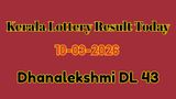 Kerala Lottery Result Today: Dhanalekshmi DL 43 Results RELEASED; Who Won Rs. 1 Cr Check Winners List