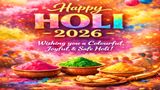 Happy Holi 2026 Photos: Wishes, Greetings, Images Generation Through ChatGPT & Google Gemini: Holi AI Prompts