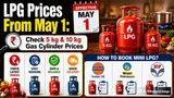 LPG Prices From May 1: Check 5 kg & 10 kg Gas Cylinder Prices; How To Book Mini LPG At Indian Oil, BPCL, HPCL?