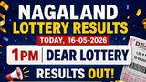 Nagaland Lottery Results OUT Today, May 16: 1 PM Dear Lottery Full Winner List For Rs. 1 Cr Jackpot Announced