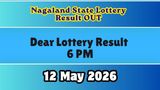 Nagaland Lottery Sambad 6 PM Result OUT Today 12/05/2026; Check Dear Evening Lottery Rs. 1 Cr 1st Prize Winner