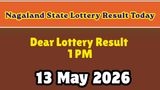Nagaland Lottery Result Today, 13/05/2026: Sambad DEAR 1PM Tuesday Weekly Winners List;  Who Won Rs 1Crore?