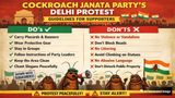 Cockroach Janata Party's Delhi Protest: Full List Of Do's And Don'ts Issued For Supporters