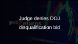 DOJ disqualification request denied in Trump White House Correspondents dinner case