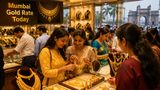 Mumbai Gold Rate Crashes Today! Jewellery Buyers Rejoice as 24K Gold Falls Rs 10,400/100 gm; Silver Down Too