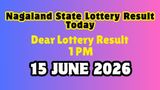 Nagaland State Sambad Lottery Result OUT Today 15/06/2026 LIVE: Check Dear Rise 1PM Winning Numbers 