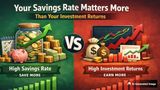 Your Savings Rate Matters More Than Your Investment Returns