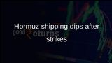 Strait of Hormuz oil shipping slows after Iranian drone strike and US retaliatory strikes