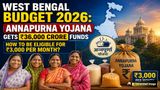 West Bengal Budget 2026: Annapurna Yojana Gets Rs 36,000 Crore Funds; How To Be Eligible For Rs 3,000 PM?