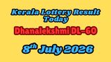 Kerala Lottery Result Today July 8: Dhanalekshmi DL-60 Results DECLARED:Check Prize List & How to Claim