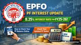 EPFO Starts Crediting 8.25% Interest For FY25-26: How To Check Updated PF Balance Online?