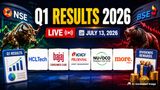 Q1 Results 2026 LIVE, July 13, 2026: HCL, Bajaj Consumer Surges, Nuvoco Vistas & ICICI AMC Down Ahead Of Q1