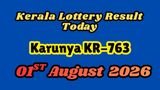 Kerala Lottery Result Today, 01/08/2026: Karunya KR-763 Results ANNOUNCED; Check Winning Number & Claim Proces
