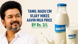 Milk Price Hike In Tamil Nadu: CM Vijay Hikes Aavin Milk Procurement Price By Rs.3/L; Will Consumers Pay More?