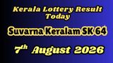 Kerala Lottery Result Today, 7th August: Suvarna Keralam SK 64 Rs. 1 Crore Winner Declared; Check Full List
