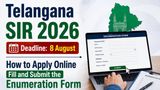Telangana SIR 2026 Deadline: How to Fill and Submit the Enumeration Form Online; Check Step-by-Step Guide