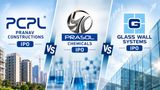 Pranav Constructions IPO Vs Prasol Chemicals IPO Vs Glass Wall Systems IPO: Compare GMP, Prices & Dates