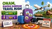Onam, Raksha Bandhan travel rush: केरल होटल बुकिंग 69%, लखनऊ फ्लाइट्स 96% बढ़ीं