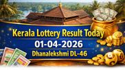 Dhanalekshmi DL-46 Result Today: Kerala Lottery Results 01-04-2026 Out, Check Full Winners List